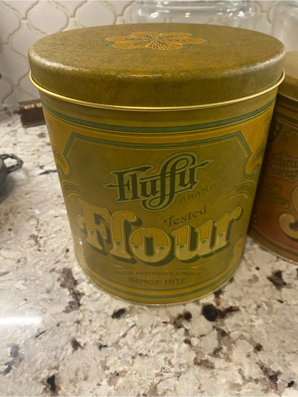 Vintage- 1970’s Storage Tin Set of 4 - Kitchen Canisters